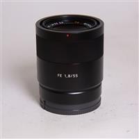 Used Sony FE 55mm f/1.8 ZA Zeiss Sonnar T* Lens
