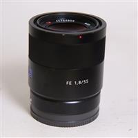 Used Sony FE 55mm f/1.8 ZA Zeiss Sonnar T* Lens