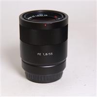 Used Sony FE 55mm f/1.8 ZA Zeiss Sonnar T* Lens