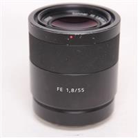 Used Sony FE 55mm f/1.8 ZA Zeiss Sonnar T* Lens