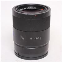 Used Sony FE 55mm f/1.8 ZA Zeiss Sonnar T* Lens