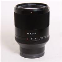 Used Sony FE 50mm f/1.4 ZA Zeiss Planar T* Lens