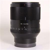 Used Sony FE 50mm f/1.4 ZA Zeiss Planar T* Lens