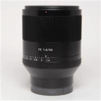 Used Sony FE 50mm f/1.4 ZA Zeiss Planar T* Lens