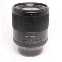 Used Sony FE 50mm f/1.4 ZA Zeiss Planar T* Lens