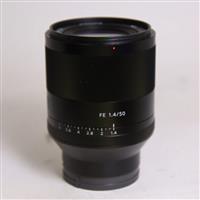 Used Sony FE 50mm f/1.4 ZA Zeiss Planar T* Lens