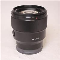 Used Sony FE 85mm f/1.8 Prime Lens