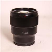 Used Sony FE 85mm f/1.8 Prime Lens