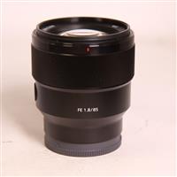 Used Sony FE 85mm f/1.8 Prime Lens