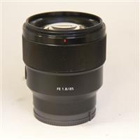 Used Sony FE 85mm f/1.8 Prime Lens