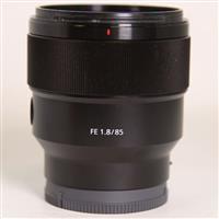 Used Sony FE 85mm f/1.8 Prime Lens