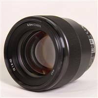 Used Sony FE 85mm f/1.8 Prime Lens