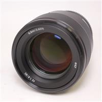 Used Sony FE 85mm f/1.8 Prime Lens