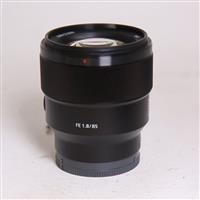 Used Sony FE 85mm f/1.8 Prime Lens