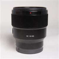 Used Sony FE 85mm f/1.8 Prime Lens