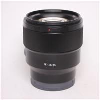 Used Sony FE 85mm f/1.8 Prime Lens