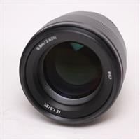 Used Sony FE 85mm f/1.8 Prime Lens