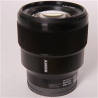 Used Sony FE 85mm f/1.8 Prime Lens