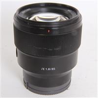 Used Sony FE 85mm f/1.8 Prime Lens