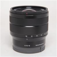 Used Sony E 10-18mm f/4 OSS Ultra Wide Angle Zoom Lens