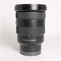 Used Sony FE 16-35mm f/2.8 GM Wide Angle Zoom Lens