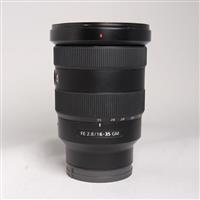 Used Sony FE 16-35mm f/2.8 GM Wide Angle Zoom Lens