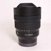 Used Sony FE 12-24mm f/4 G Ultra Wide Angle Zoom Lens