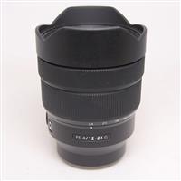 Used Sony FE 12-24mm f/4 G Ultra Wide Angle Zoom Lens