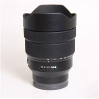 Used Sony FE 12-24mm f/4 G Ultra Wide Angle Zoom Lens