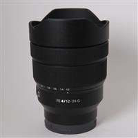 Used Sony FE 12-24mm f/4 G Ultra Wide Angle Zoom Lens