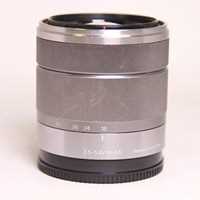 Used Sony E 18-55mm f/3.5-5.6 OSS Silver