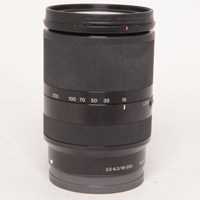 Used Sony E 18-200mm f/3.5-6.3 OSS LE Zoom Lens