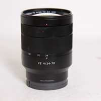 Used Sony FE 24-70mm f/4 Zeiss Vario-Tessar T* ZA OSS Lens