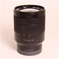 Used Sony FE 24-70mm f/4 Zeiss Vario-Tessar T* ZA OSS Lens