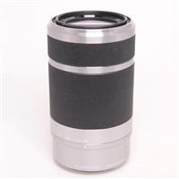 Used Sony E 55-210mm f/4.5-6.3 OSS Zoom Lens Silver