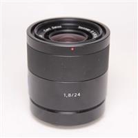 Used Sony Zeiss Sonnar T* E 24mm f/1.8 ZA Lens