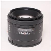 Used Sony A-Mount 50mm f/1.4 lens
