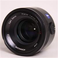 Used Sony A-Mount 50mm Lens f/1.4 Carl Zeiss Planar T* ZA SSM