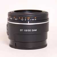 Used Sony DT 50mm f/1.8 SAM Prime Lens