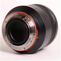 Used Sony A-Mount 85mm lens f/1.4 ZA Planar T*