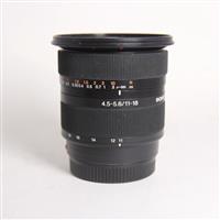 Used Sony A-Mount DT 11-18mm lens f/4.5-5.6