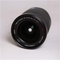Used Sony FE 16-35mm f/4 Vario-Tessar T* ZA OSS Lens