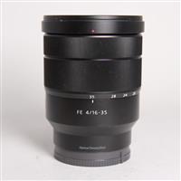 Used Sony FE 16-35mm f/4 Vario-Tessar T* ZA OSS Lens