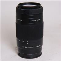 Used Sony Alpha 75-300mm f4.5-5.6 Zoom Lens