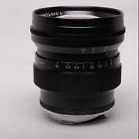 Used Voigtlander 75mm f1.5 VM ASPH Vintage Line Nokton Black Lens