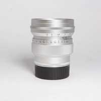 Used Voigtlander 75mm f1.5 VM ASPH Vintage Line Nokton Silver Lens