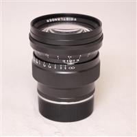 Used Voigtlander 75mm f1.5 VM ASPH Vintage Line Nokton Black Lens