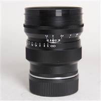 Used Voigtlander 75mm f1.5 VM ASPH Vintage Line Nokton Black Lens