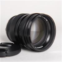 Used Voigtlander 75mm f1.5 VM ASPH Vintage Line Nokton Black Lens