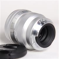 Used Voigtlander 75mm f/1.5 Nokton Aspherical Vintage Line Silver - VM Mount